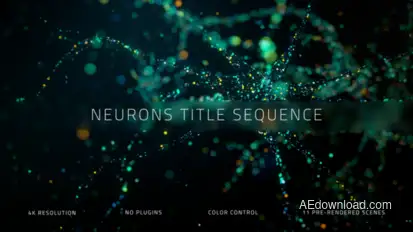 Neurons Title sequence Titles template preview