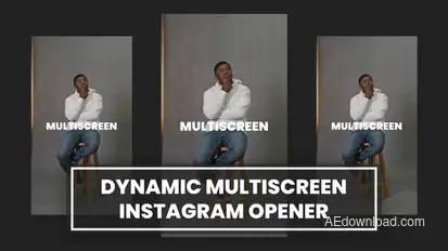 New Dynamic Multiscreen Instagram Opener Openers template preview