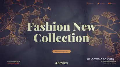 New Fashion Collection Promo broadcast-packages template preview