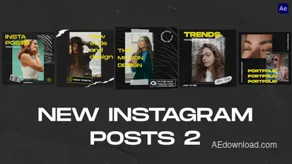 New Instagram Posts 2 Openers template preview