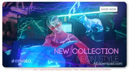 New Neon Collection broadcast-packages template preview
