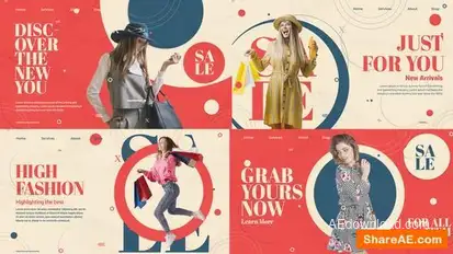 New Sale Seasons Openers template preview