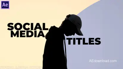 New Social Media Titles Titles template preview
