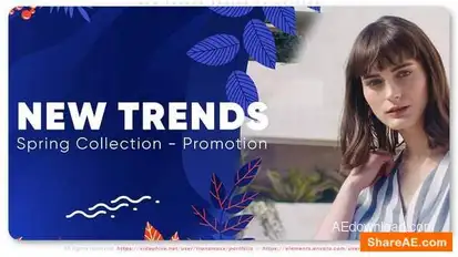 New Trends. Spring Collection Openers template preview