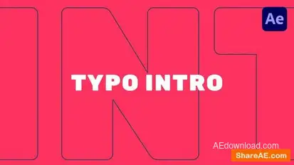New Typo Intro Openers template preview