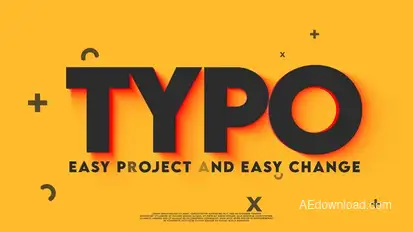 New Typo Intro V 0.2 Openers template preview