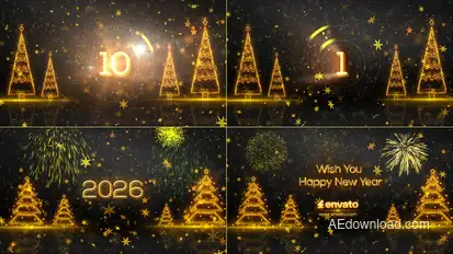 New Year Countdown 2026 Openers template preview