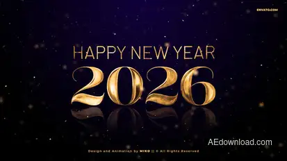 New Year Countdown Openers template preview