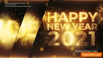 New Year Countdown Opener Openers template preview