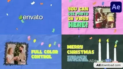 New Year Greeting Cards for After Effects Openers template preview