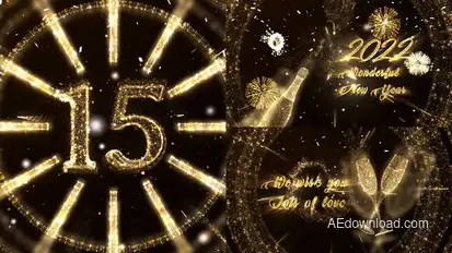 New Year Greetings Openers template preview