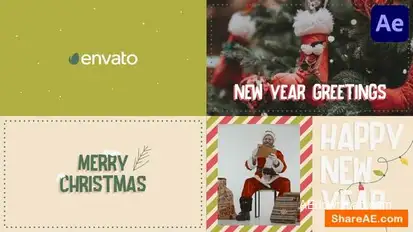 New Year Greetings | After Effects Openers template preview