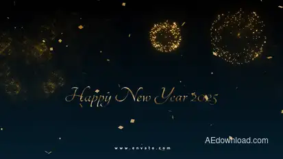 New Year Opener Titles template preview