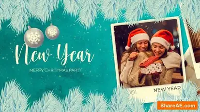 New Year Photo Slideshow | Christmas Opener Openers template preview