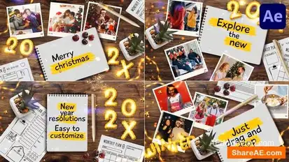 New Year Resolutions for After Effects Openers template preview