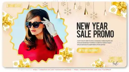 New Year Sale Product Promo template preview