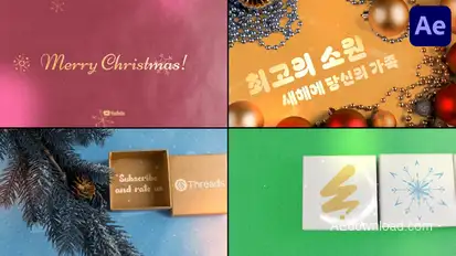 New Year Stop Motion Typography for After Effects Titles template preview