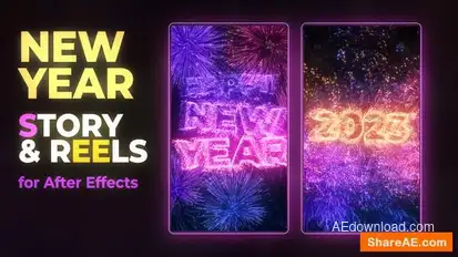 New Year Story Openers template preview