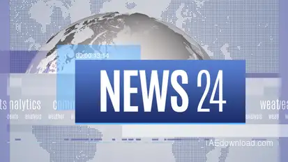 News 24 Graphics Package broadcast-packages template preview