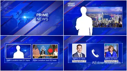News Broadcast Package broadcast-packages template preview