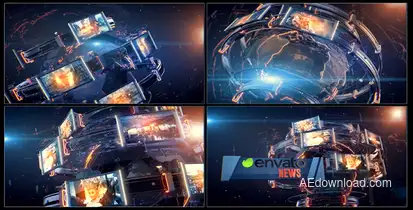 News Graphics Package broadcast-packages template preview