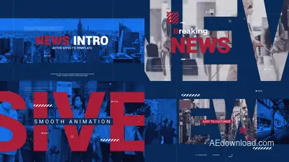 News Intro broadcast-packages template preview