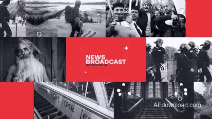 News Intro broadcast-packages template preview