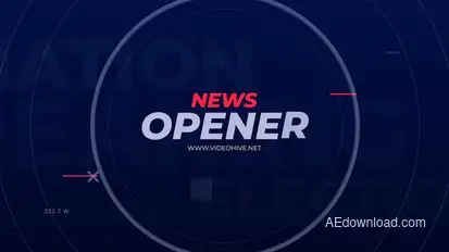 News Intro broadcast-packages template preview
