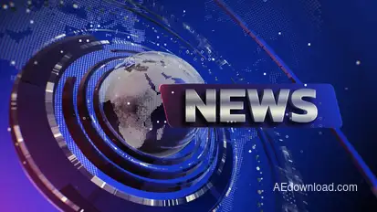 News Intro broadcast-packages template preview