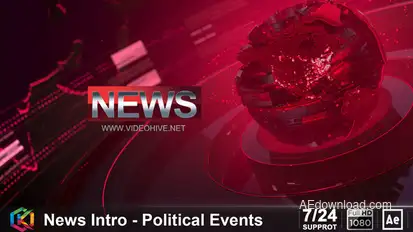 News Intro - Political Events broadcast-packages template preview