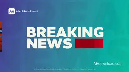 News Intro Opener broadcast-packages template preview