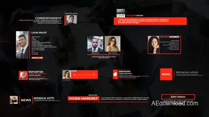 News Lower Thirds V.2 Elements template preview