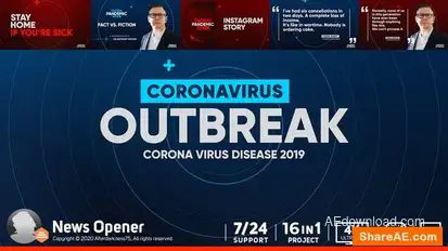 News Opener Openers template preview