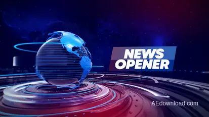 News Opener broadcast-packages template preview