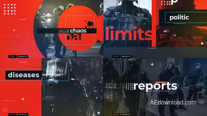 News Report Opener broadcast-packages template preview