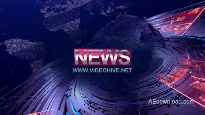News Tonight - Intro broadcast-packages template preview