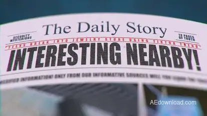 Newspaper Product Promo template preview