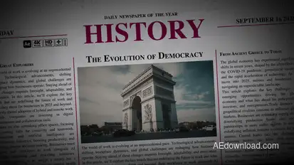 Newspaper Overlays Elements template preview