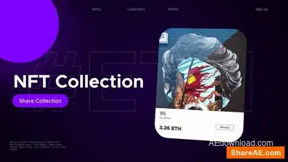 NFT Collection Promo Openers template preview