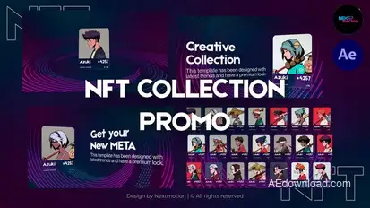 NFT Collection Promo Product Promo template preview