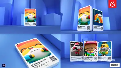 NFT Collection Promo Mockup Product Promo template preview