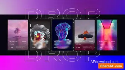 NFT Drop Promo Openers template preview