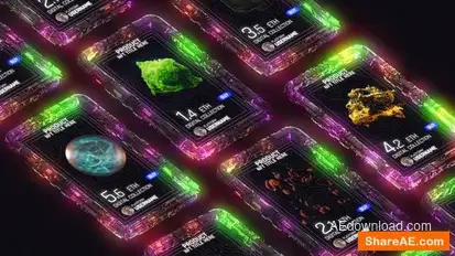 Videohive NFT Glitch Promo Openers template preview