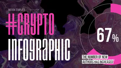 NFT Infographic Presentation Product Promo template preview