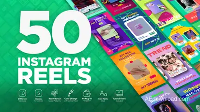 NFT Instagram Reels Product Promo template preview