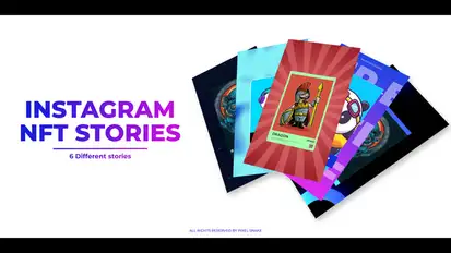 NFT Instagram Stories Product Promo template preview
