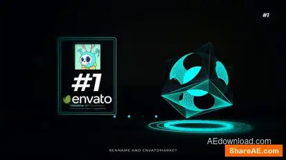 NFT Logo Intro Openers template preview