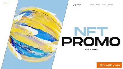 NFT Market Promo Openers template preview