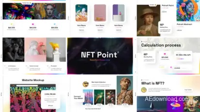 NFT Point Video Display After Effect Template Elements template preview