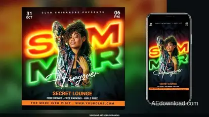 Night Club Flyer Stories v16 Openers template preview